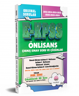 Önlisans Ekpss 2012-2024 Çıkmış Sınav Soru ve Çözümleri (Genel-Görme-İşitme 2  ve İşitme - 1 uygun)