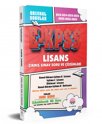 Lisans Ekpss 2012-2024 Çıkmış Sınav Soru ve Çözümleri (Genel-Görme-İşitme 2 ve İşitme - 1 ve Zihinse