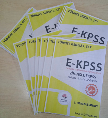 EKPSS Zihinsel Lise 2026 Baskı 24'lü DENEME SINAVI SETİ  