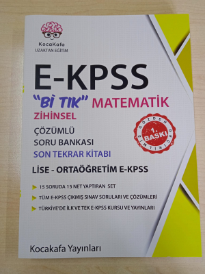 EKPSS Zihinsel Lise 2026 Baskı Bi TIK MATEMATİK SORU BANKASI - SON TEKRAR  