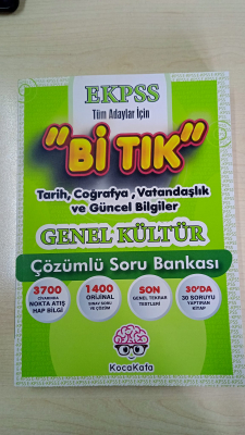 EKPSS 2026 Baskı Bi TIK GENEL KÜLTÜR Soru Bankası - SON TEKRAR TESTİ