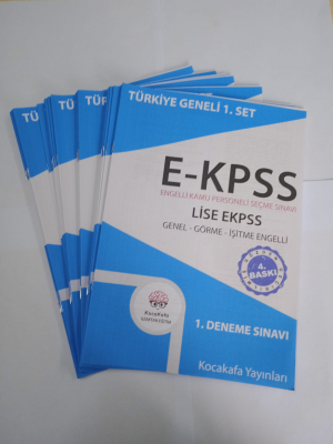 EKPSS Genel-Görme-İşitme Lise için 2026 Baskı 24'lü DENEME SINAVI SETİ