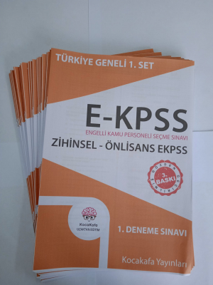 EKPSS Zihinsel ÖNLİSANS 2026 Baskı 24'lü DENEME SINAVI  SETİ