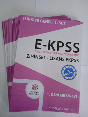 EKPSS Zihinsel LİSANS 2026 Baskı 24'lü DENEME Sınavı Seti