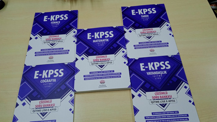 EKPSS İŞİTME-1(Doğustan) LİSE 2026 Baskı 5'Lİ ÇÖZÜMLÜ  SORU BANKASI SETİ