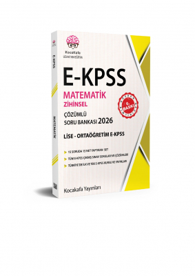 EKPSS Zihinsel LİSE 2026 BASKI MATEMATİK ÇÖZÜMLÜ SORU BANKASI KİTABI