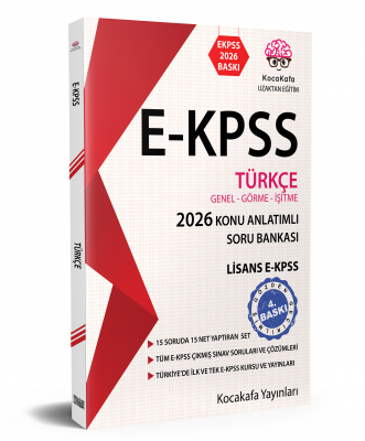 Ekpss Genel-Görme-İşitme LİSANS  2026 Baskı Türkçe Konu Anlatımlı Soru Bankası 