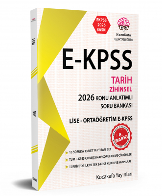 Ekpss Zihinsel Lise 2026 baskı Tarih Konu Anlatımlı Soru Bankası