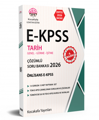 Ekpss Genel-Görme-İşitme  ÖNLİSANS 2026 baskı Tarih Çözümlü Soru Bankası