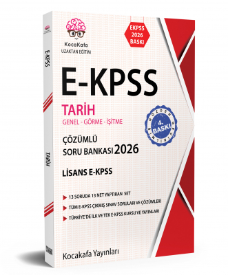 Ekpss Genel-Görme-İşitme  LİSANS 2026 baskı Tarih Çözümlü  Soru Bankası