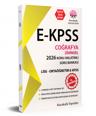 Ekpss Zihinsel Lise 2026 baskı Coğrafya Konu Anlatımlı Soru Bankası