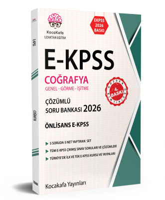 Ekpss Genel-Görme-İşitme ÖNLSANS 2026 baskı Coğrafya Çözümlü Soru Bankası 
