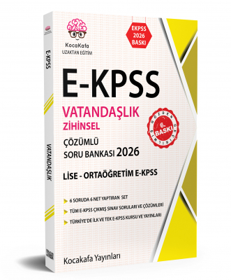 Ekpss Zihinsel Lise 2026 baskı Vatandaşlık Çözümlü Soru Bankası
