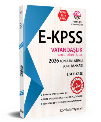 Ekpss Genel-Görme-İşitme  Lise 2026 baskı Vatandaşlık Konu Anlatımlı Soru Bankası