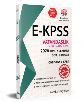 Ekpss Genel-Görme-İşitme  ÖNLİSANS  2026 baskı Vatandaşlık Konu Anlatımlı Soru Bankası