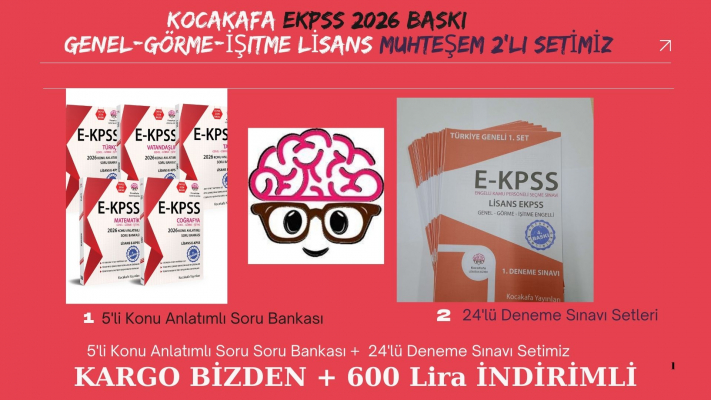 Lisans - 5'li Konu + 24'lü Deneme Sınavı - Genel-Görme-İşitme 2 