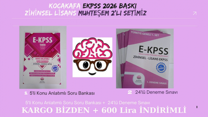 Zihinsel Lisans - 5'li Konu Anlatım + 24'lü Deneme Sınavı Setleri
