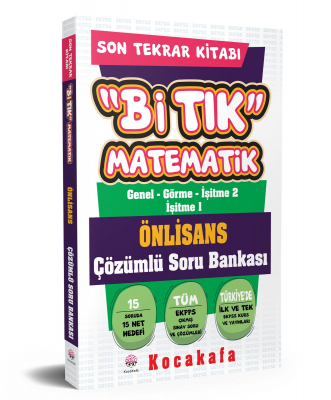 Bi TIK MATEMATİK ÖNLİSANS Son Tekrar Çözümlü SORU BANKAMIZ 